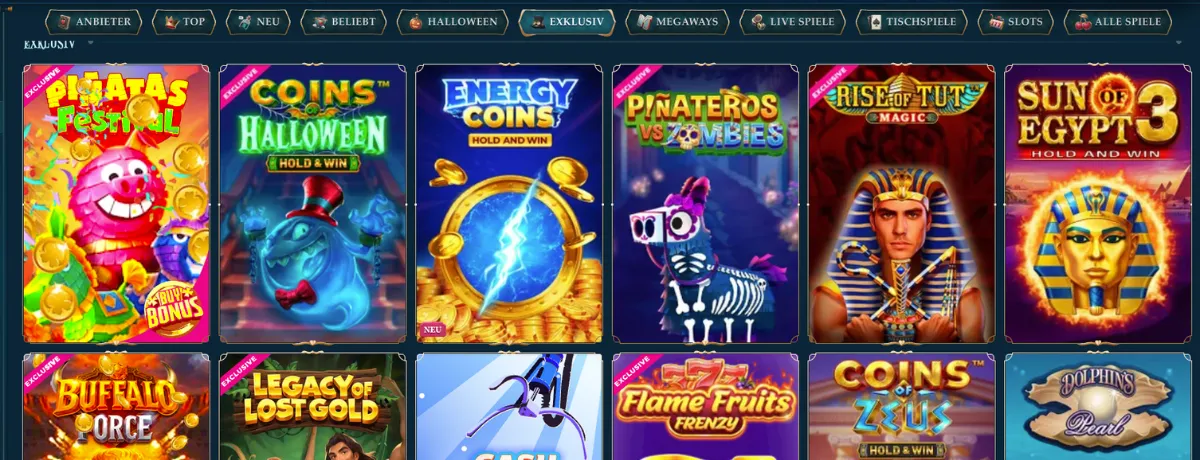 BetAlice Casino Deutschland – Beste Online Slots wie Piñatas Festival, Sun of Egypt 3 und Rise of Tut Magic